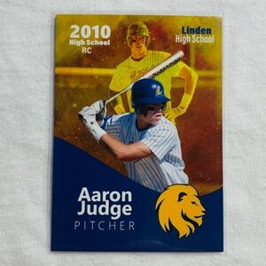 Aaron Judge Rookie High School Baseball Card - New York Yankees